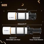 SVBONY SV48P Telescope: 90mm Aperture for Beginner Astronomy