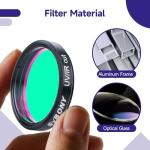 SVBONY 1.25" UV IR Cut Telescope Filter