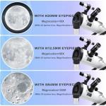 Beginner-Friendly 76mm Reflector Telescope with Accessories