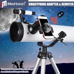 Beginner-Friendly 76mm Reflector Telescope with Accessories