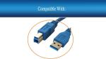 USB 3.0 A-Male to B-Male Cable for ZWO Camera