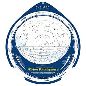 Double-Sided Star Map for Beginner Astronomers