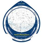 Double-Sided Star Map for Beginner Astronomers
