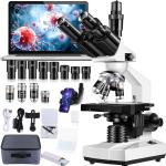 Trinocular Microscope with 40X-5000X Magnification