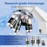 Trinocular Microscope with 40X-5000X Magnification