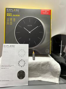 Explore Scientific Atomic Wall Clock with Battery