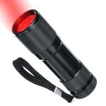 9-LED Pocket Red Light Flashlight for Astronomy Beginners
