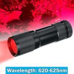9-LED Pocket Red Light Flashlight for Astronomy Beginners