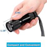 9-LED Pocket Red Light Flashlight for Astronomy Beginners