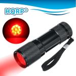9-LED Pocket Red Light Flashlight for Astronomy Beginners