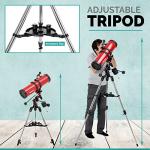 AmScope 130mm Reflector EQ Telescope Kit