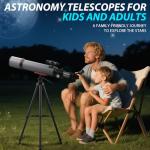 Opaita 90mm Refractor Telescope for Beginners