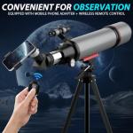 Opaita 90mm Refractor Telescope for Beginners