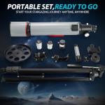Opaita 90mm Refractor Telescope for Beginners