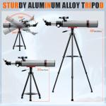 90mm Refractor Telescope for Beginners and Kids