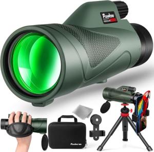 12x50 HD Monocular Telescope with Smartphone Adapter