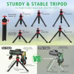 12x50 HD Monocular Telescope with Smartphone Adapter