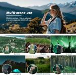 12x50 HD Monocular Telescope with Smartphone Adapter