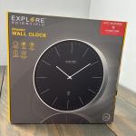 10” Explore Scientific Atomic Wall Clock - Black