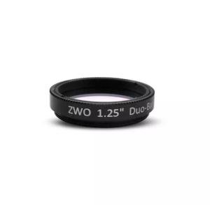 ZWO Duo-Band Narrowband Light Pollution Reduction Imaging Filter - 1.25"