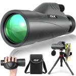 High Power 12x56 Monocular with Smartphone Adapter