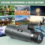 High Power 12x56 Monocular with Smartphone Adapter