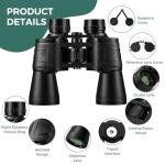HuaZiChok 10x50 HD Binoculars for Stargazing