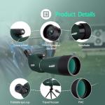 SVBONY SV28 25-75x70 Spotting Scope with Tripod