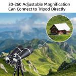 High-Powered 30-260x80 Binoculars for Stargazing