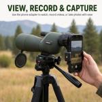 25-75X60 Waterproof Spotting Scope with Tripod