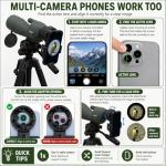 25-75X60 Waterproof Spotting Scope with Tripod