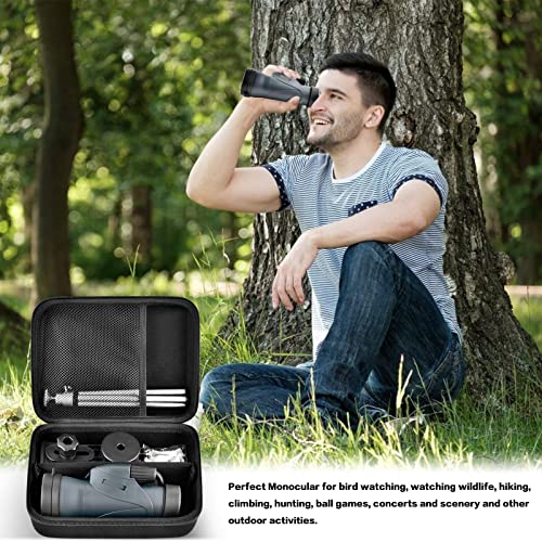 Compact Monocular Telescope with Smartphone Holder & Tripod