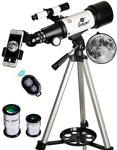 70mm Aperture Travel Telescope for Beginner Astronomers