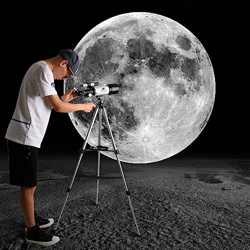 70mm Aperture Travel Telescope for Beginner Astronomers