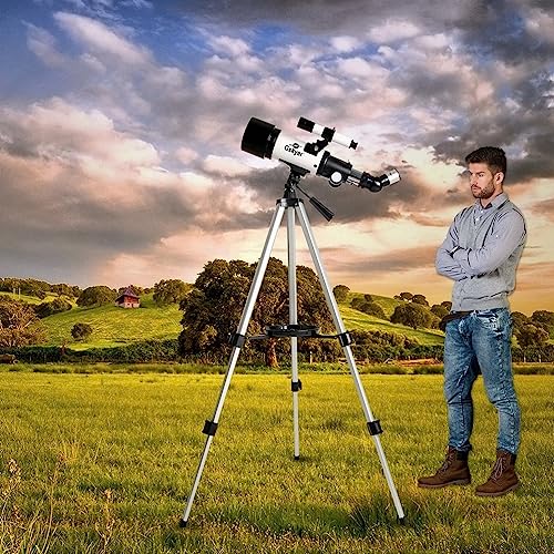 70mm Aperture Travel Telescope for Beginner Astronomers
