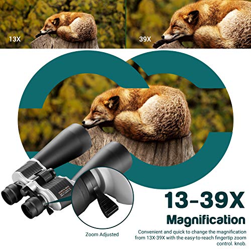 Astro Binoculars: 13-39X70 Zoom, Tripod & Phone Adapter