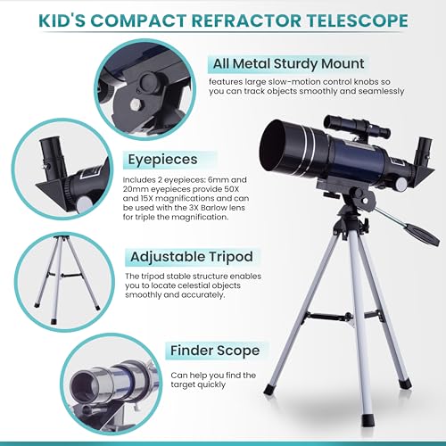 Beginner Astronomy Bundle: Microscope Kit & Telescope