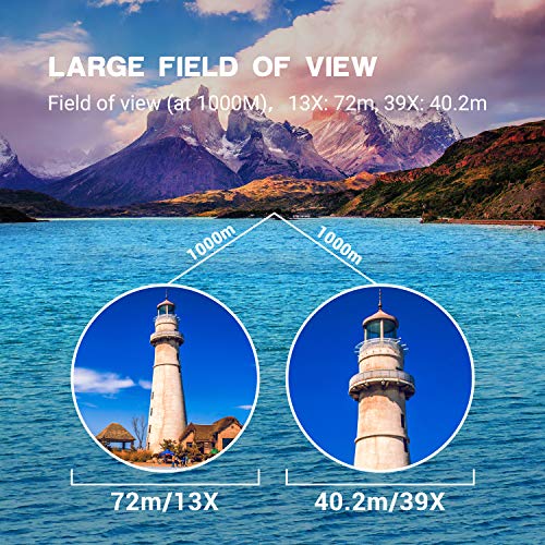 Astro Binoculars: 13-39X70 Zoom, Tripod & Phone Adapter