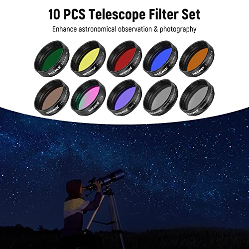 Astronomy Starter Kit: 1.25” Telescope Filter Set