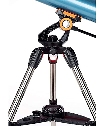 CELESTRON_ Blue Inspire 80mm Refractor Telescope + Smartphone Adapter
