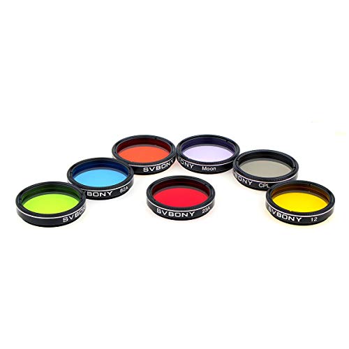 SVBONY 1.25" Telescope Filter Kit: Enhance Lunar Planetary Views