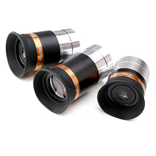 Starboosa 62° Wide Angle Telescope Eyepiece Set