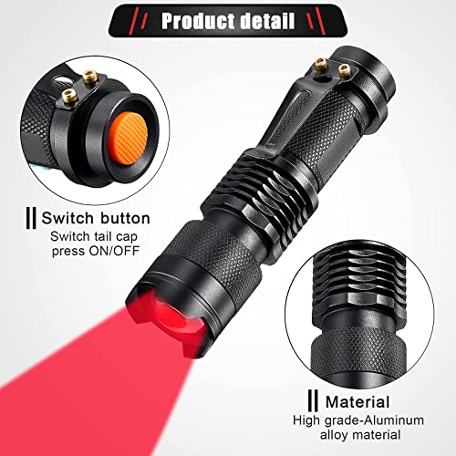 Honoson Single Mode Scalable Red LED Flashlight