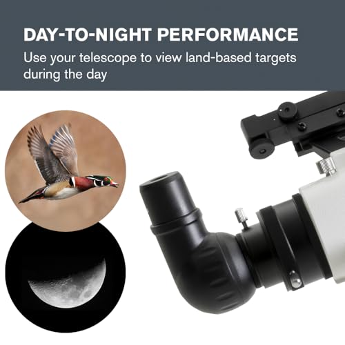 Beginner-friendly Celestron Omni AZ 102 Telescope with Phone Adapter