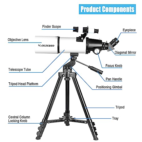 Celticbird High Powered Telescope for Beginner Astronomers