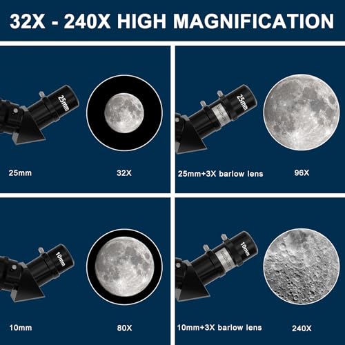 LUVONI Refractor Telescope for Astronomy Beginners