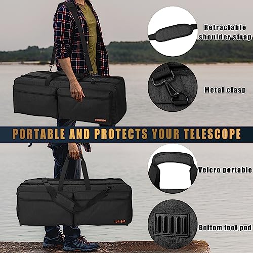 TORIBIO Telescope Case Bag: Easy & Secure Astronomy Storage
