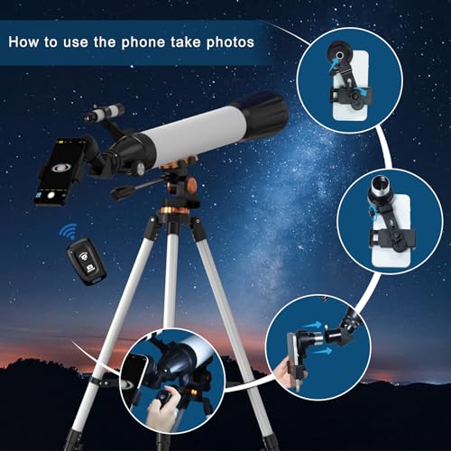 LUVONI Refractor Telescope for Astronomy Beginners