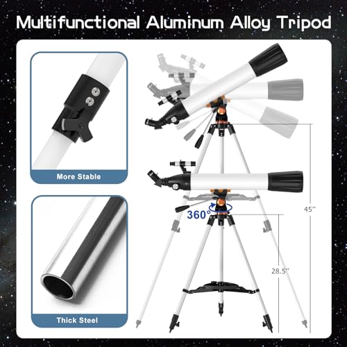 LUVONI Refractor Telescope for Astronomy Beginners