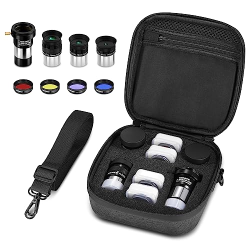 Astronomy Starter Kit: 9-Piece Eyepiece Set in Carrying Case
